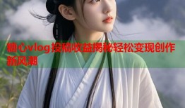 糖心vlog投稿收益揭秘轻松变现创作新风潮