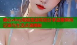 糖心vlog姐姐圣诞特别分享温馨瞬间记录与生活点滴揭秘