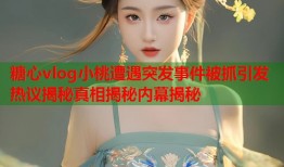 糖心vlog小桃遭遇突发事件被抓引发热议揭秘真相揭秘内幕揭秘