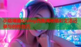 小晗喵糖心vlog西施揭秘精彩生活记录与创作技巧