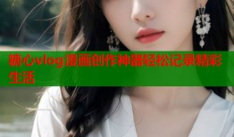 糖心vlog漫画创作神器轻松记录精彩生活