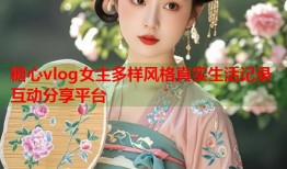糖心vlog女主多样风格真实生活记录互动分享平台