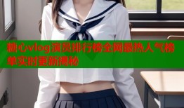 糖心vlog演员排行榜全网最热人气榜单实时更新揭秘