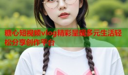 糖心短视频vlog精彩呈现多元生活轻松分享创作平台