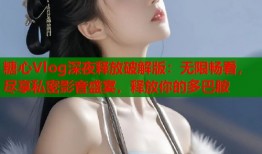 糖心Vlog深夜释放破解版：无限畅看，尽享私密影音盛宴，释放你的多巴胺