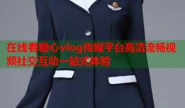 在线看糖心vlog传媒平台高清流畅视频社交互动一站式体验