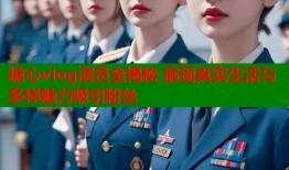 糖心vlog演员全揭秘 展现真实生活与多样魅力吸引粉丝