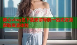 糖心vlog色下载安装导航一站式资源获取高清体验