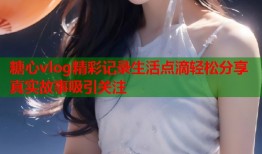 糖心vlog精彩记录生活点滴轻松分享真实故事吸引关注
