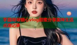 芋圆呀呀糖心vlog甜蜜分享美味生活点滴记录