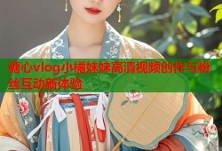 糖心vlog小橘妹妹高清视频创作与粉丝互动新体验
