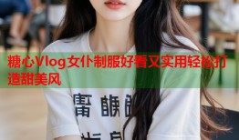 糖心Vlog女仆制服好看又实用轻松打造甜美风