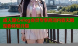成人糖心vlog会员专享高清内容无限观看体验升级