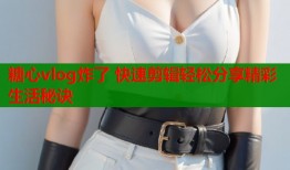 糖心vlog炸了 快速剪辑轻松分享精彩生活秘诀