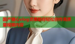 国产糖心vlog灵犀助你轻松创作高质量视频内容