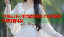 91糖心vlog苹果破解版永久会员解锁无限观看体验