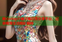 糖心vlog小橘子猫日常分享平台，记录萌宠生活精彩瞬间