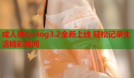 成人糖心vlog3.2全新上线 轻松记录生活精彩瞬间