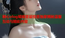 糖心vlog姐姐圣诞惊喜独家揭秘温馨互动与精彩内容