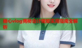 糖心vlog揭秘会计规矩实用指南全解析