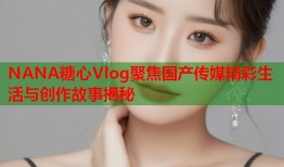 NANA糖心Vlog聚焦国产传媒精彩生活与创作故事揭秘