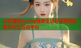 小狐狸糖心vlog独家生活分享视频拍摄与社交互动平台