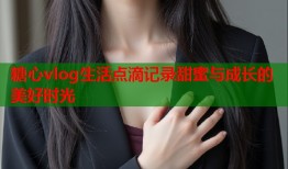 糖心vlog生活点滴记录甜蜜与成长的美好时光