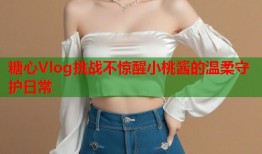 糖心Vlog挑战不惊醒小桃酱的温柔守护日常