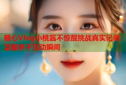 糖心Vlog小桃酱不惊醒挑战真实记录温馨亲子互动瞬间