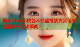 糖心Vlog小桃酱不惊醒挑战真实记录温馨亲子互动瞬间