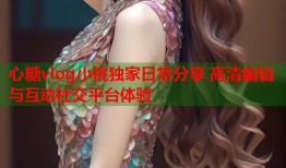 心糖vlog小桃独家日常分享 高清编辑与互动社交平台体验