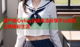 国产糖心vlog在线高清分享平台轻松记录精彩生活
