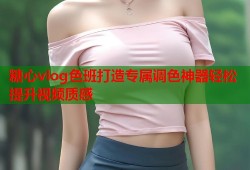 糖心vlog色班打造专属调色神器轻松提升视频质感