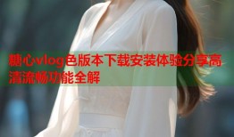 糖心vlog色版本下载安装体验分享高清流畅功能全解
