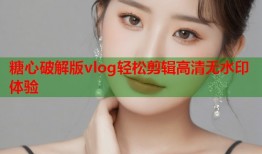 糖心破解版vlog轻松剪辑高清无水印体验