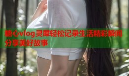 糖心vlog灵犀轻松记录生活精彩瞬间分享美好故事