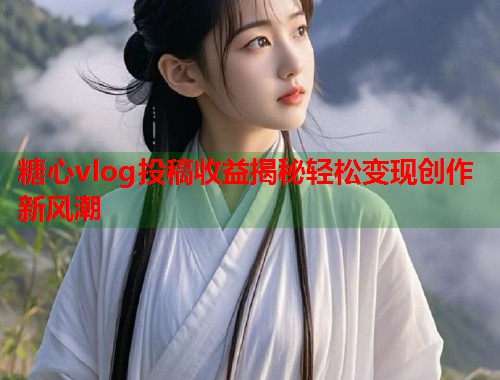 糖心vlog投稿收益揭秘轻松变现创作新风潮