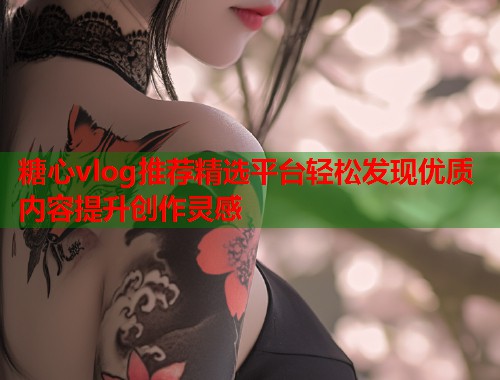 糖心vlog推荐精选平台轻松发现优质内容提升创作灵感