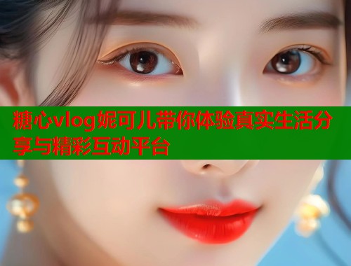 糖心vlog妮可儿带你体验真实生活分享与精彩互动平台