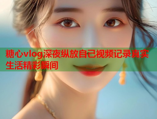糖心vlog深夜纵放自己视频记录真实生活精彩瞬间