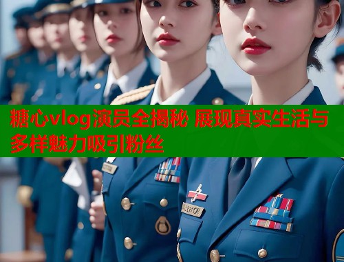 糖心vlog演员全揭秘 展现真实生活与多样魅力吸引粉丝