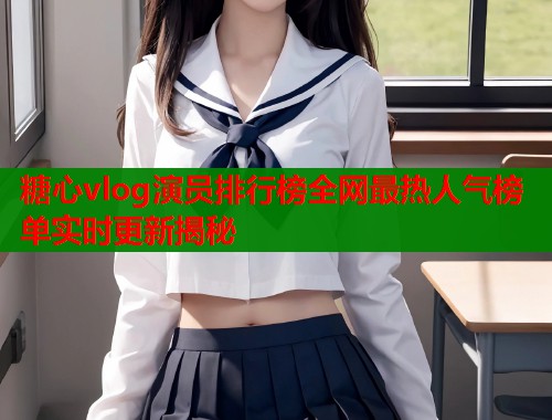 糖心vlog演员排行榜全网最热人气榜单实时更新揭秘