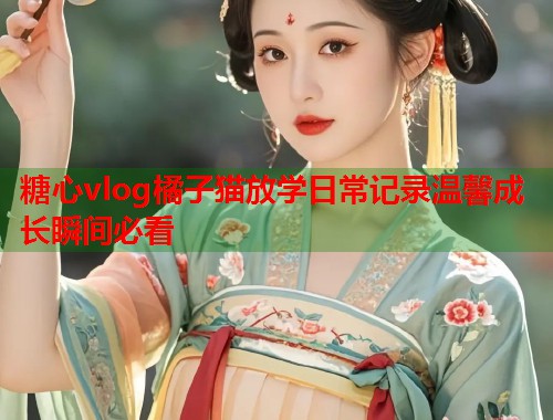 糖心vlog橘子猫放学日常记录温馨成长瞬间必看
