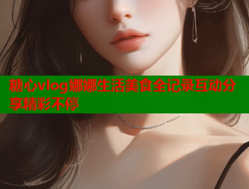 糖心vlog娜娜生活美食全记录互动分享精彩不停