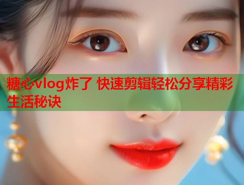 糖心vlog炸了 快速剪辑轻松分享精彩生活秘诀