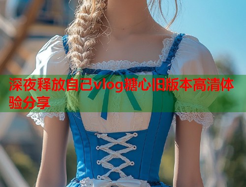 深夜释放自己vlog糖心旧版本高清体验分享