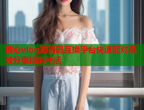 糖心vlog邀请码互换平台快速配对高效分享精彩生活