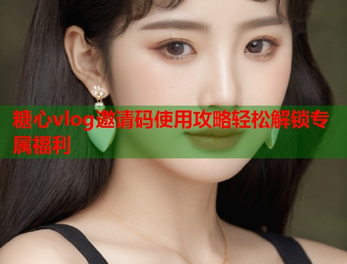 糖心vlog邀请码使用攻略轻松解锁专属福利