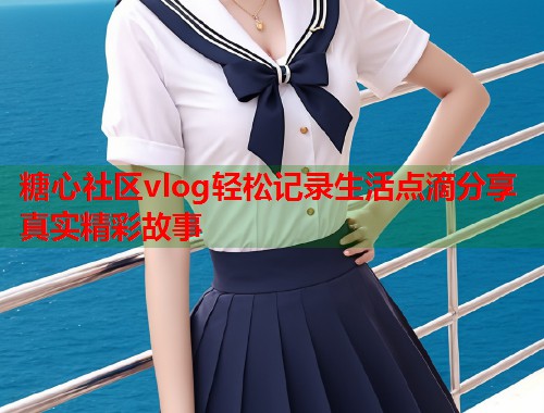 糖心社区vlog轻松记录生活点滴分享真实精彩故事