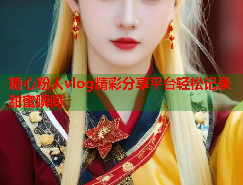糖心粉人vlog精彩分享平台轻松记录甜蜜瞬间